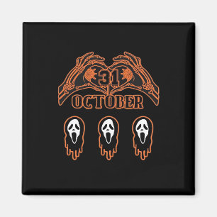 Imã Mãos De Esqueleto Para O Halloween Clássico