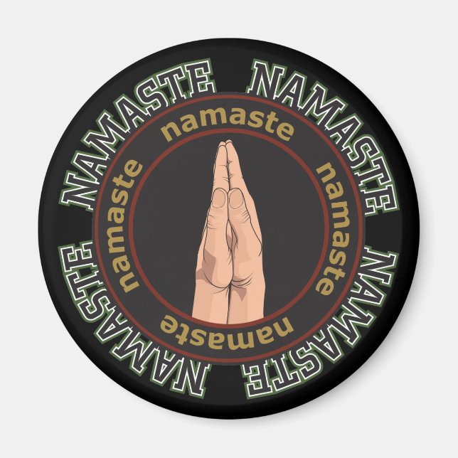 Imã Mãos de Namaste (Frente)