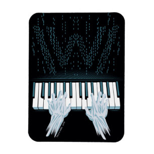 Ímã Mãos do Android de Westworld   no piano de jogado