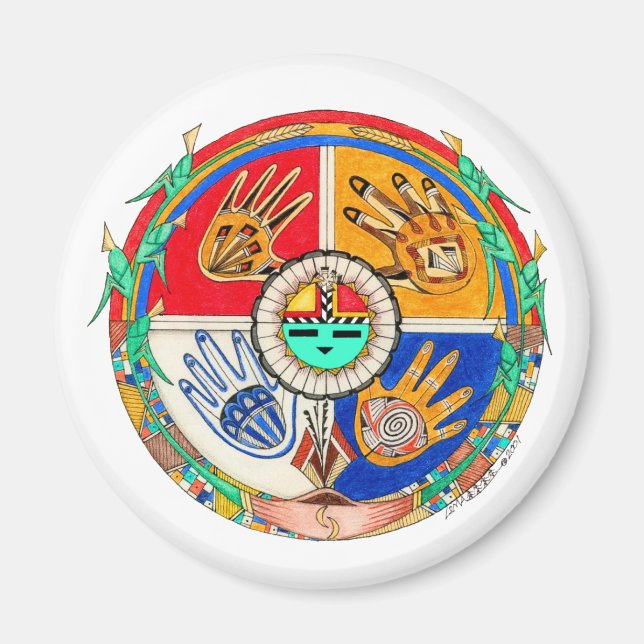 Imã Mãos do Tempo (Frente)