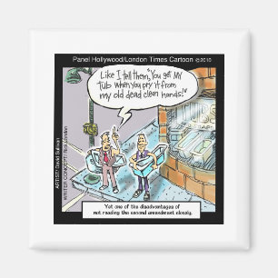 Imã Mãos Limpas a Frio W/Armas Presentes e Camisetas E