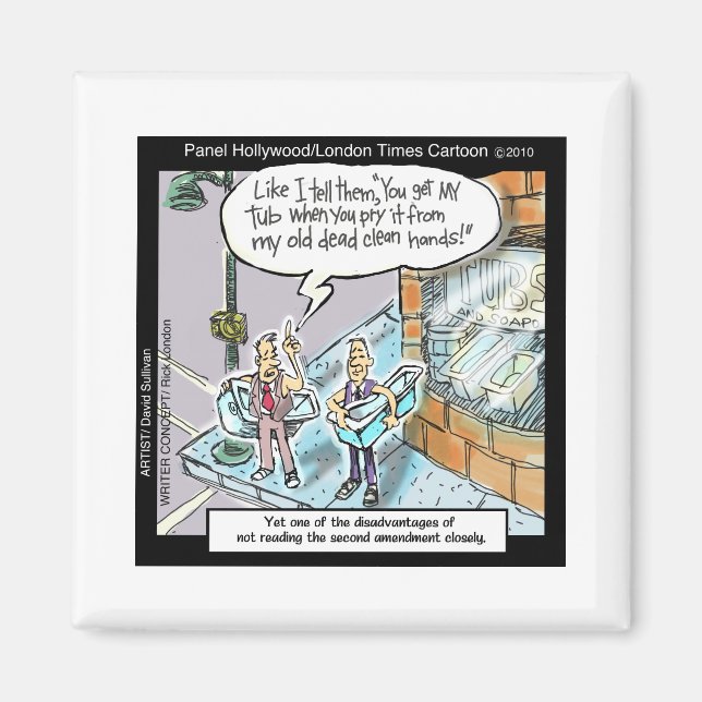 Imã Mãos Limpas a Frio W/Armas Presentes e Camisetas E (Frente)