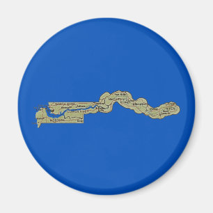 Imã Map Magnet da Gâmbia