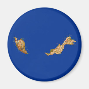 Imã Map Magnet da Malásia