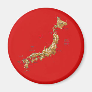 Imã Map Magnet do Japão