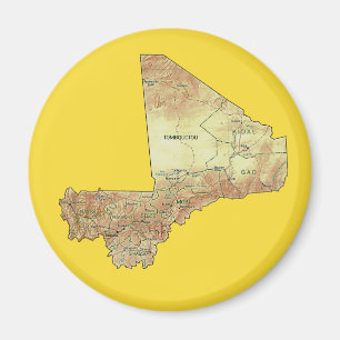 Imã Map Magnet Mali