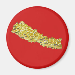 Imã Map Magnet Nepal