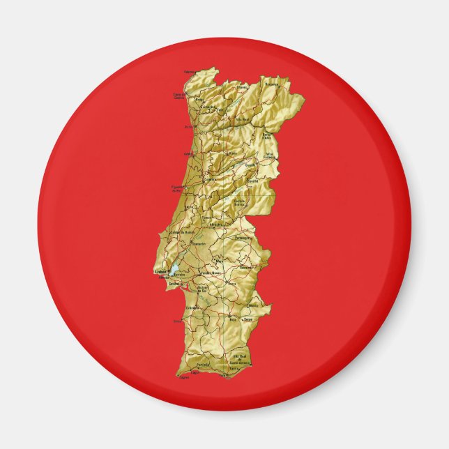 Imã Map Magnet Portugal (Frente)