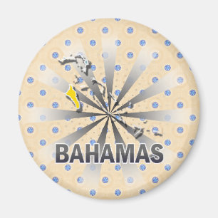 Imã Mapa 2,0 da bandeira de Bahamas