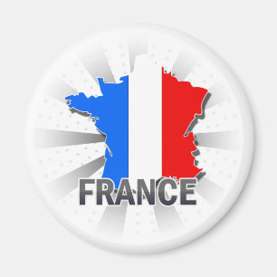 Imã Mapa 2,0 da bandeira de France