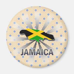 Imã Mapa 2,0 da bandeira de Jamaica