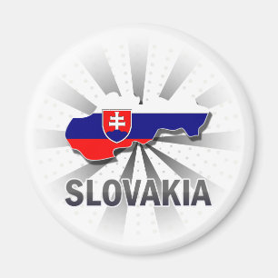 Imã Mapa 2,0 da bandeira de Slovakia