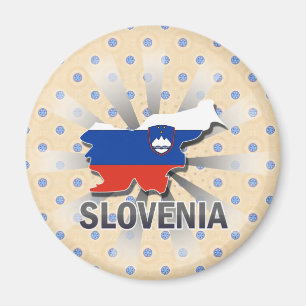 Imã Mapa 2,0 da bandeira de Slovenia