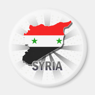 Imã Mapa 2,0 da bandeira de Syria