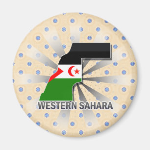 Imã Mapa 2,0 da bandeira de Western Sahara