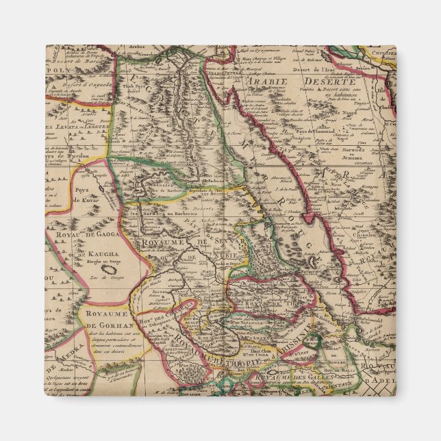 Imã Mapa africano (Frente)