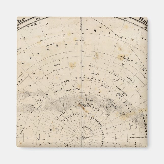 Imã mapa celestial (Frente)