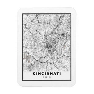 Ímã Mapa Cincinnati