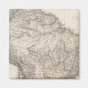 Imã Mapa Composto da América do Sul