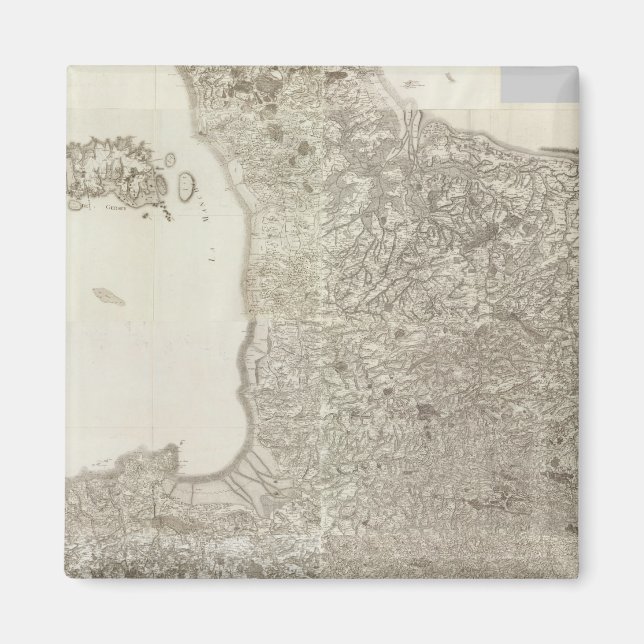 Imã Mapa composto da França 2 (Frente)