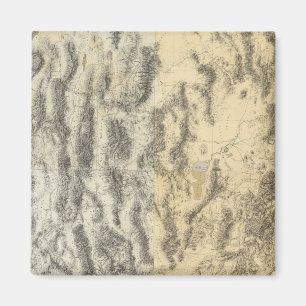 Imã Mapa composto de Arizonas, Nevada e Utah