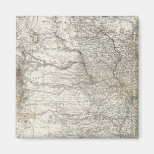 Imã Mapa composto dos Estados Unidos da América