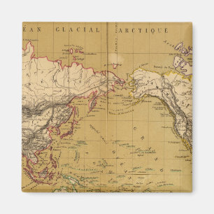 Imã Mapa Continental