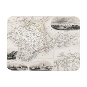 Ímã MAPA: CRIMEIA, c1855