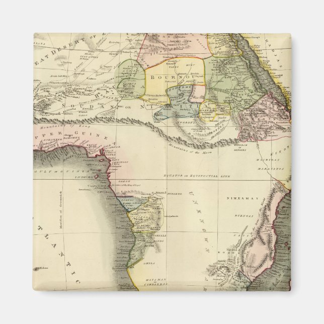 Imã Mapa da África (Frente)