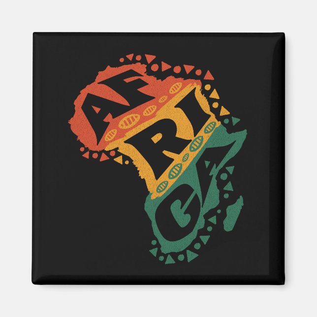 Imã Mapa da África (Frente)