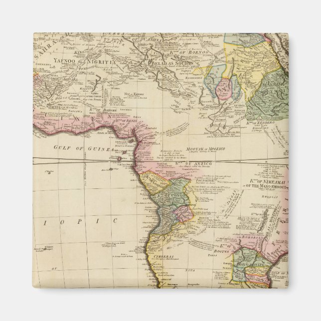 Imã Mapa da África (Frente)