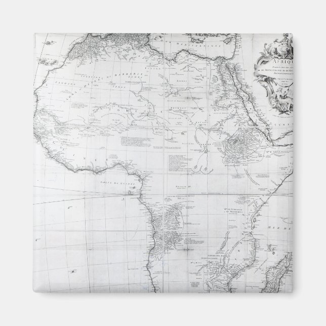 Imã Mapa da África (Frente)