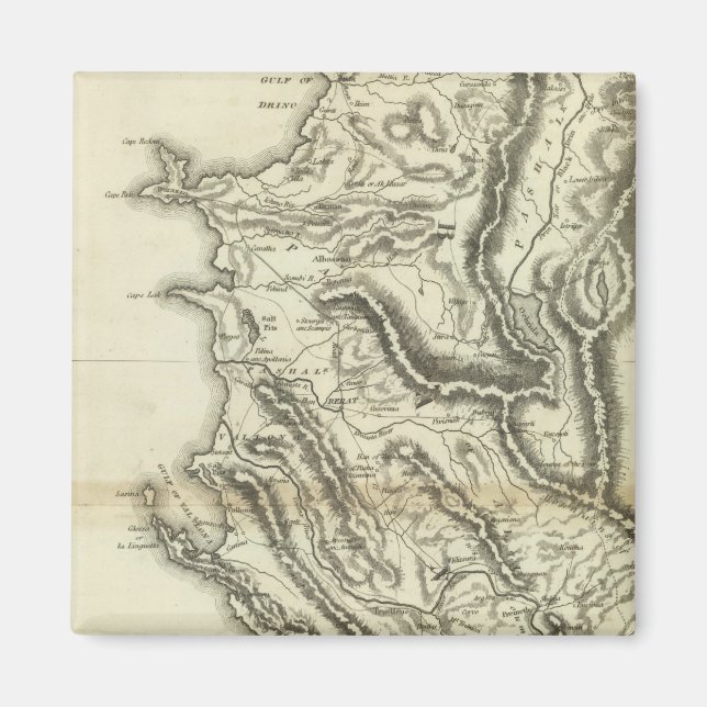 Imã Mapa da Albânia (Frente)