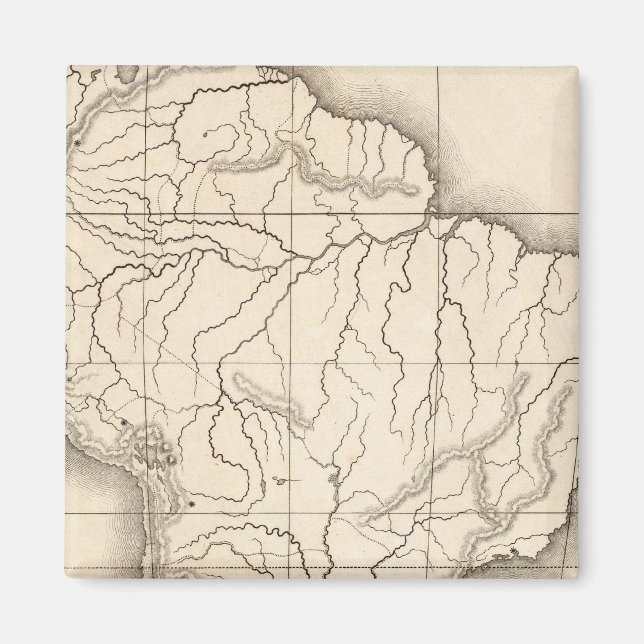 Imã Mapa da América do Sul (Frente)