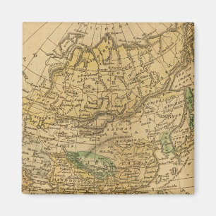 Imã Mapa da Ásia por Worcester