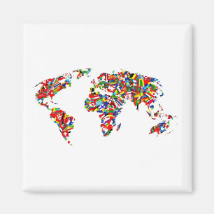 Imã Mapa da bandeira