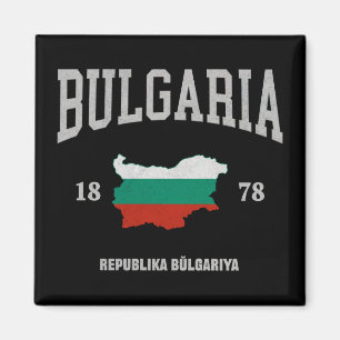 Imã Mapa da Bandeira da Bulgária