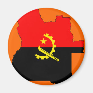 Imã Mapa da bandeira de Angola
