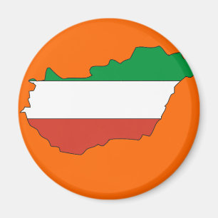 Imã Mapa da bandeira de Hungria