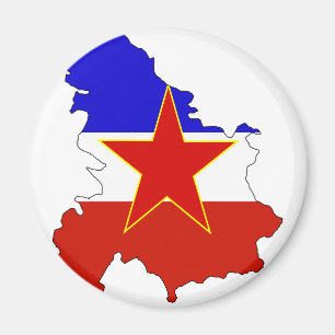 Imã Mapa da bandeira de Jugoslávia
