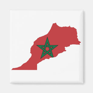 Imã Mapa da bandeira de Marrocos