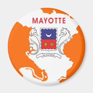 Imã Mapa da bandeira de Mayotte