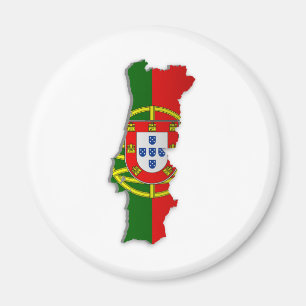 Imã Mapa da bandeira de Portugal