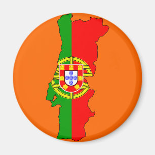 Imã Mapa da bandeira de Portugal