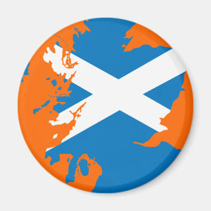 Imã Mapa da bandeira de Scotland