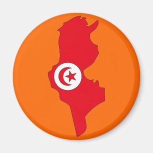 Imã Mapa da bandeira de Tunísia