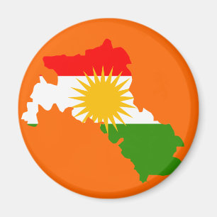Imã Mapa da bandeira do Curdistão