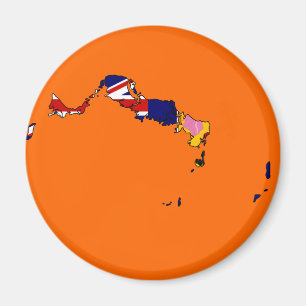 Imã Mapa da bandeira dos turcos e do Caicos