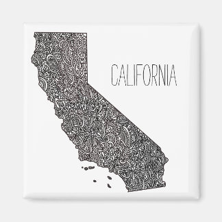 Imã Mapa da Califórnia