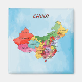Imã Mapa da China